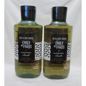 Emily in Paris MACARON CLOUD Bath & Body Works Body Wash 10 fl oz x 2